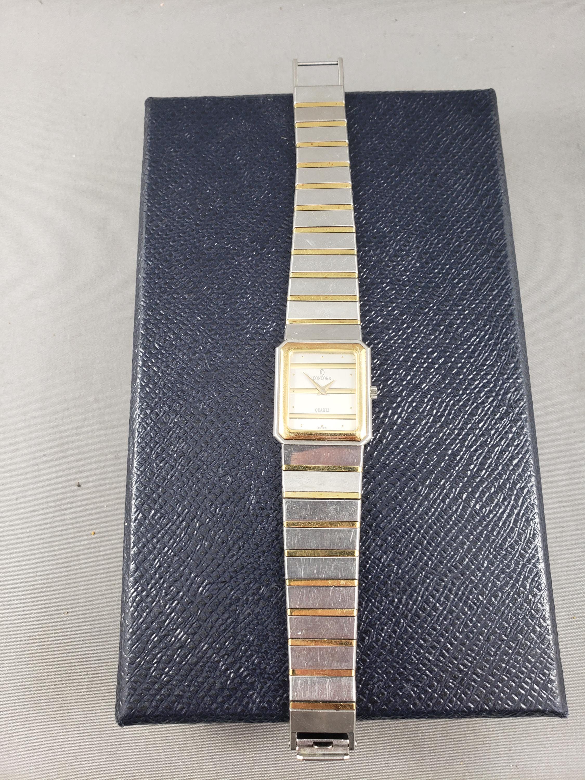 Montre Vintage Concord Mécanique - Pour Pièces Ou Réparation, Balancier Fonctionnel