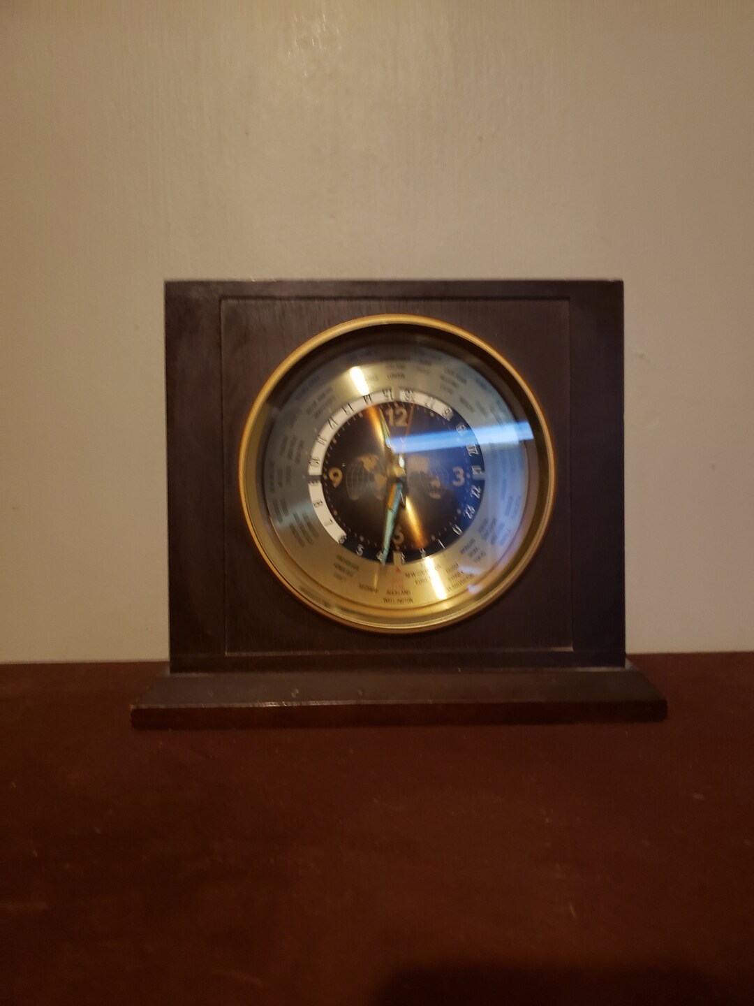 Vintage Bulova World Time Clock Etsy