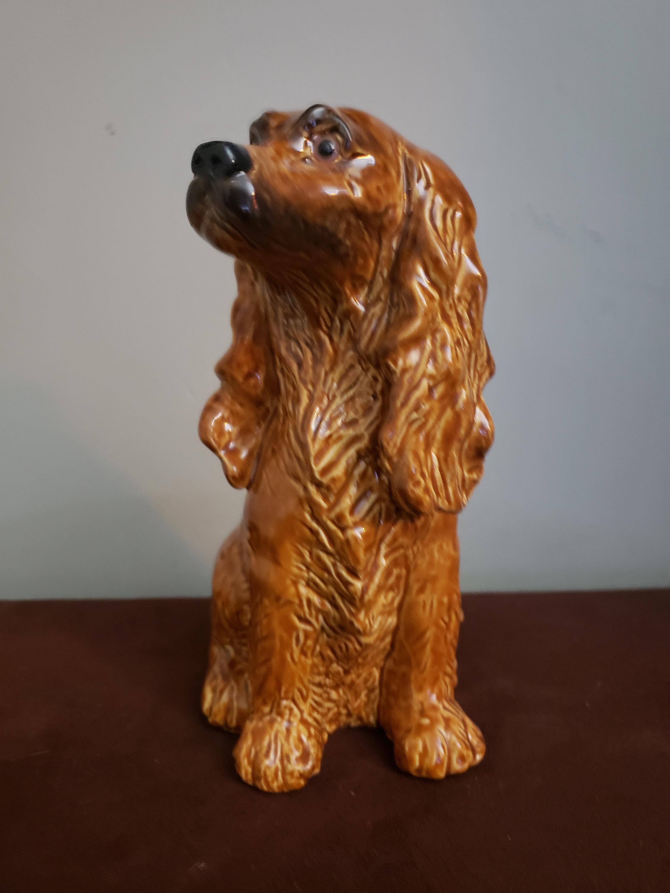 ヴィンテージ アイリッシュ セッター 犬の置物 - Etsy 日本