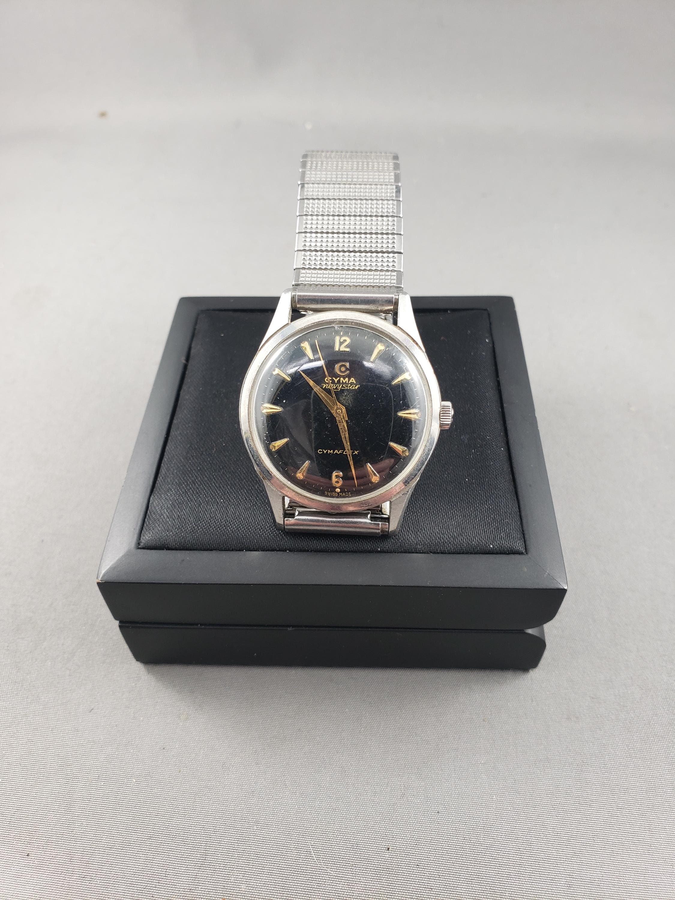 Vintage Cyma Navystar Watch - Etsy