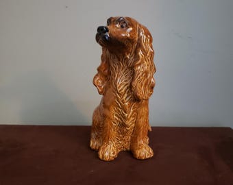 Vintage Irish Setter Dog Figurien