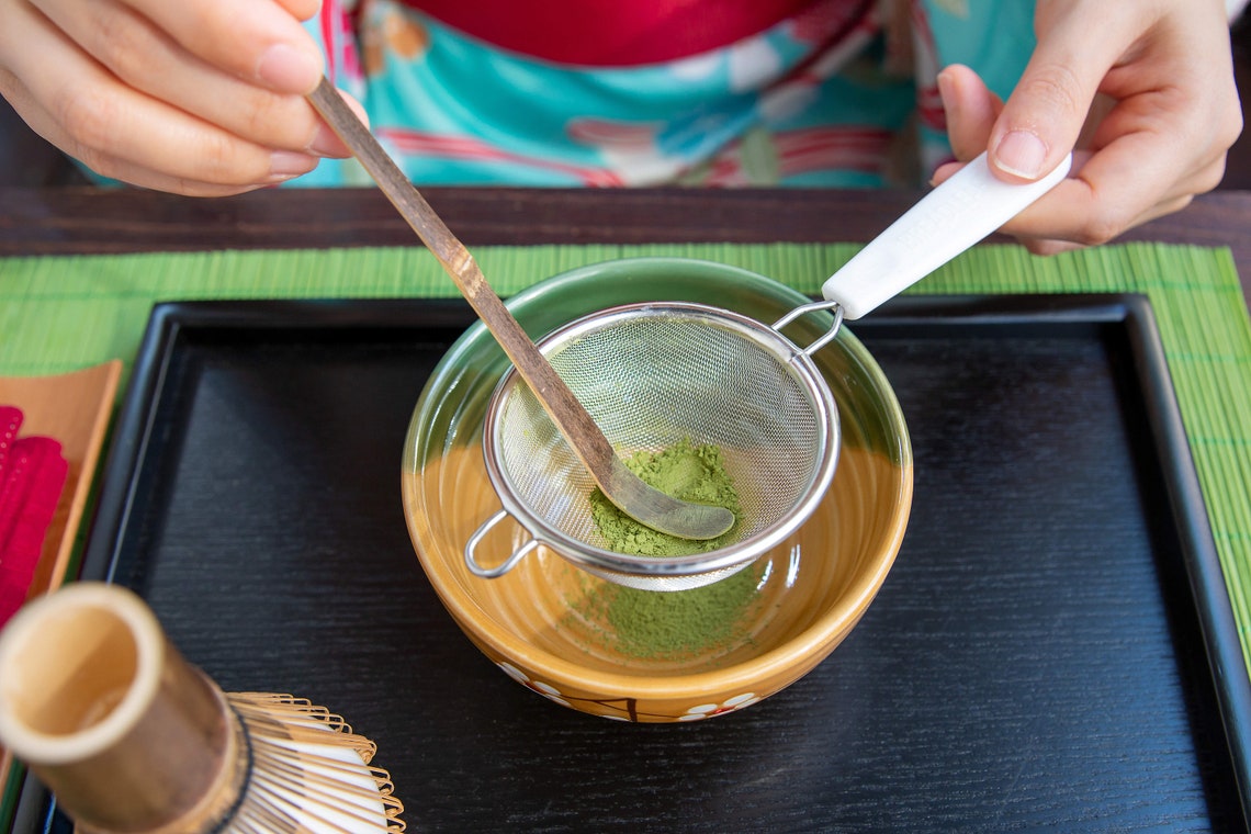 Handmade Matcha Bowl Matcha Gift Set With Bamboo Whiskwhisk Etsy