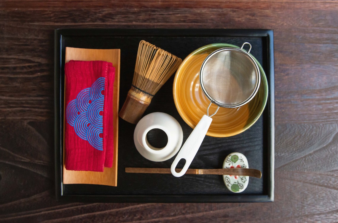 Handmade Matcha Bowl Matcha Gift Set With Bamboo Whiskwhisk Etsy