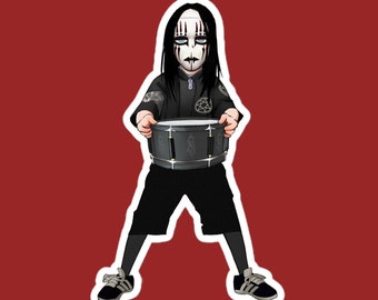 joey jordison cute chibi slipknot vinyl sticker