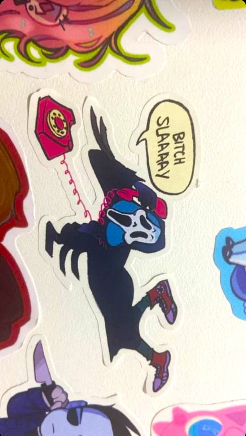 Kid Slasher Sticker Slasher Sticker Sheet Classic Horror Movies Chibi - Etsy