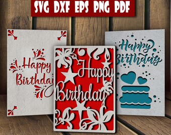 Download Cricut Birthday Card Etsy