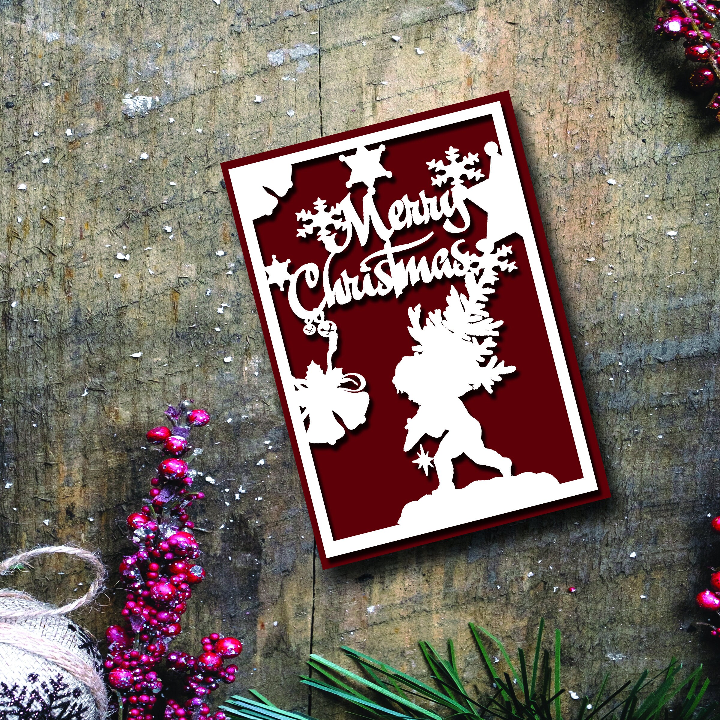 Christmas Card Svg 