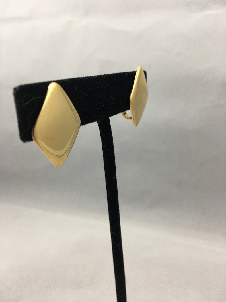 Trifari Gold Tone Clip Ons