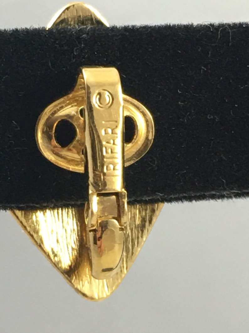 Trifari Gold Tone Clip Ons