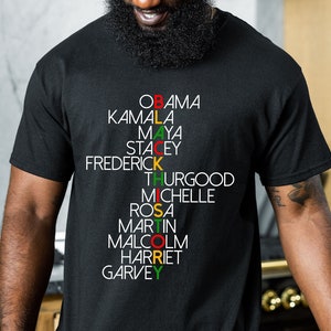 Black Leaders Shirt, Black History Month Shirt,African American Shirt,Black Power Shirt,I am Black History Shirt,Black Lives Matter Shirts