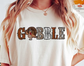 Gobble Sweatshirt Hoodie, Gobble Turkey Sweatshirt, Thanksgiving Sweatshirt, Thanksgiving Hoodie, Trendy Hoodie, Trendy Sweatshirt