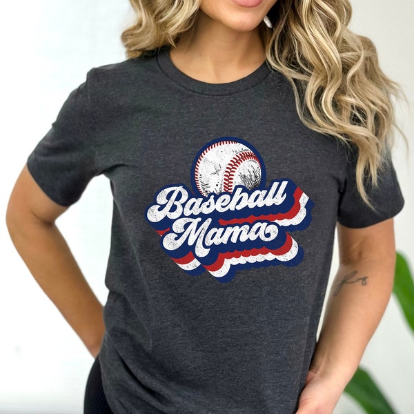 Baseball Shirt, Baseball T-Shirt, Baseball Shirt For Women, Sports Mom Shirt, Mothers Day Gift, Baseball Mom Shirt, Retro Baseball Shirt