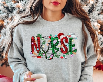 Christmas Nursing Sweatshirt, Nursing School T Shirt,Nurse Christmas shirt, Christmas Shirt, 2022 Christmas,Nurse Shirt,Nurse Gift for Woman