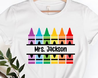 Customized Name teacher Shirt,Personalized Teacher Shirt,Custom Teacher Shirt,Gift for Teachers,Kindergarten Teacher,Teacher Appreciation