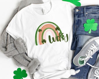 Shamrock Shirt,St Patricks Day Shirt,Lucky Shirt,Rainbow Shirt,Lucky Me Shirt,Irish Shirt,Leopard Print Shirt,Kiss Me Shirt,St Patricks Tee