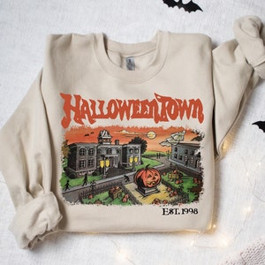 Halloweentown Est 1998 Sweatshirt, Halloweentown University, Retro Halloweentown Sweatshirt, Fall Sweatshirt, Halloween Sweatshirt