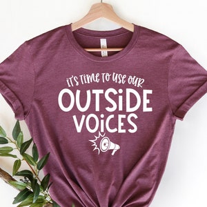 Teacher Strike Shirt,Teacher Strong Shirt,Teacher Union Walkout School Staff Shirts,Teachers Gifts It&#39;s Time To Use Our Outside Voices