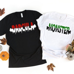 Family Halloween Shirt, Momster Shirt, Dadcula Shirt, Matching Halloween Shirts, Funny Halloween, Halloween Gift, Couples Halloween Party