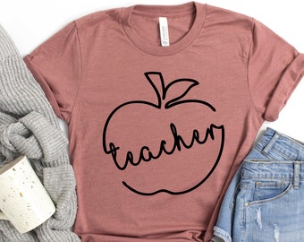 apple teacher shirt