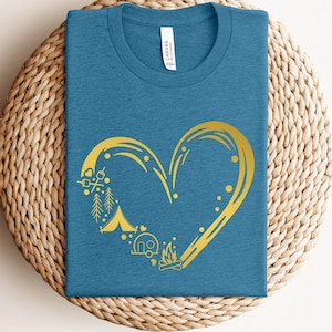 Love Camping Shirt, Camping Shirt, Senderismo Shirt, Camp Life Shirt, Funny Camper Shirt, Camp Fire Shirt, Gift For Camp Lover, Funny Shirt