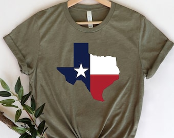 Texas Shirt, Texas Map Silhouette Tee, Texas Cities Shirt, Texas Lover Shirt, Gift For Texas Lover, Texas State Shirt, Texas Home Shirt