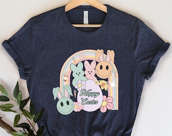 Happy Easter shirt, Women Easter shirt, Cute Easter shirt, Easter shirt, Happy Easter, Easter bunny shirt, bunny shirt,easter kids shirt