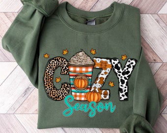 Sudadera de otoño de temporada acogedora, 2023 Feliz día de acción de gracias, sudadera de calabaza Hello, sudadera con capucha de otoño, sudadera de otoño, camisa de otoño, camiseta de acción de gracias