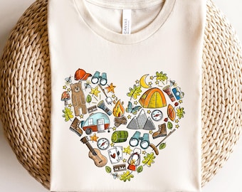 Love Camping Shirt, Camping Shirt, Senderismo Shirt, Camp Life Shirt, Funny Camper Shirt, Camp Fire Shirt, Gift For Camp Lover, Funny Shirt