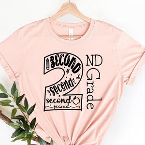 Hello Second Grade Shirt, Back to School Shirt, Teacher Shirt, Team Teacher Shirt, Second Grade Teacher Shirt, First Day Of School Shirt