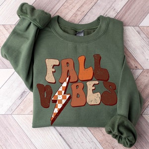 Fall Vibes Sweatshirt, Thanksgiving Shirt, Turkey Sweatshirt, Family Sweatshirt, Cute Autumn Sweatshirt, Women Thanksgiving Sweater