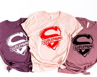 Super Mom Shirts, Happy Mother es Day, Beste Mama, Geschenk für Mama, Geschenk für Mama zu sein, Geschenk für Sie, Muttertagsshirt, Trendy, Unisex Shirts