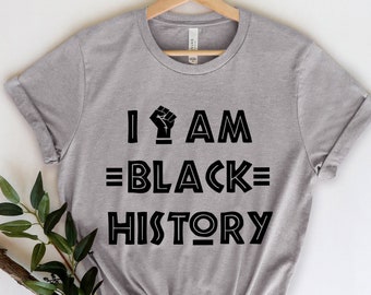 I am black history Shirt,Black Girl Magic Shirt,Boss Lady Shirt,Black Lives Matter shirt,Afro Woman Shirt,Diva Shirt,Black History Month Tee