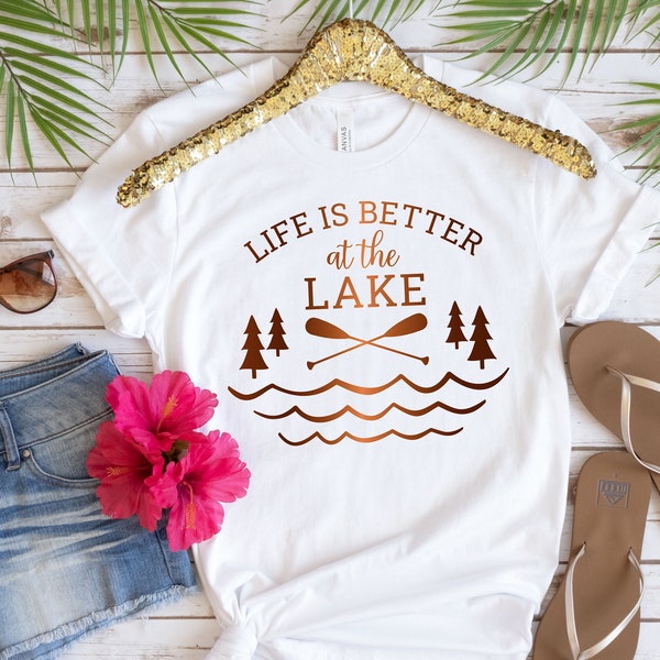 Lake life Shirt, Lake Shirt, Gift for Travel Lover, Gift for Adventurer, Wildlife Shirts,Vacation Shirts,Gift for Her,Camper Shirt, Lakelife
