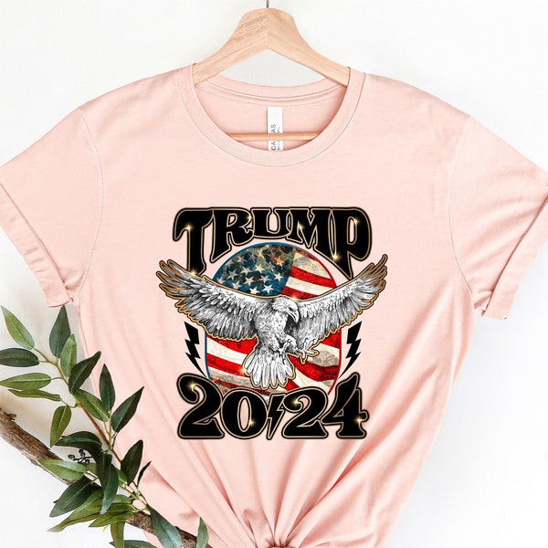 Trump Flag Shirt, 2024 Trump Shirt, Republican T Shirt, Voting Shirt, MAGA Ladies Shirt, MAGA 2024, Trump Election Tee, MAGA Men's Shirts