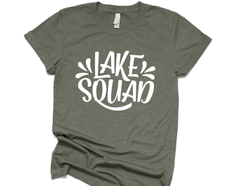Camisa de vida del lago, camisa del lago, regalo para el amante de los viajes, regalo para el aventurero, camisas de vida silvestre, camisas de vacaciones, regalo para ella, camisa de camper, Lakelife