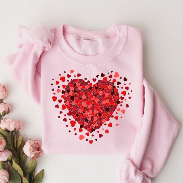 3D Hearts Valentines Day Shirt,Valentines Day Shirts For Woman,Heart Shirt,Cute Valentine Shirt,Valentines Day Gift,Cheetah Valentines