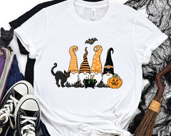 Halloween Gnomes Shirt, Halloween Shirt, Halloween Gnomes T-Shirt, Halloween Funny Shirt, Halloween Gnome Tee, Halloween t-shirt