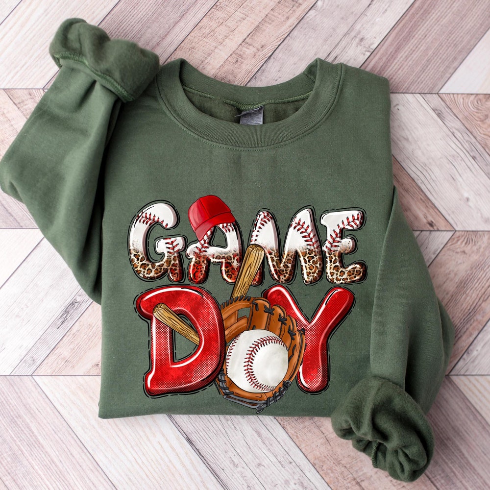 Game Day Sweatshirt,Game Day Tshirt,Sport Mom Shirt,Football Graphic Tee,Baseball Game Day Shirt,Football Lover Gift, Football Season Tee Fashion24Hs