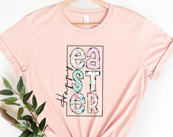 Happy Easter shirt, Women Easter shirt, Cute Easter shirt, Easter shirt, Happy Easter, Easter bunny shirt, bunny shirt,easter kids shirt