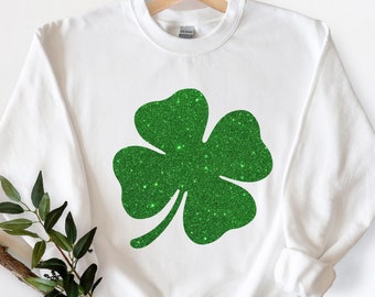 Womens st pattys shirt,glitter shamrock tee,st patricks day shirt,womens st paddys,cute st pattys shirt,st pattys women,patrick sweatshirt