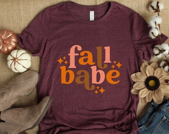 Fall Babe Sparkles Retro Shirt,Thanksgiving Shirt,Thanksgiving Family Shirts,Thanksgiving Shirts,Thankful Grateful Blessed Shirt,Fall Shirt