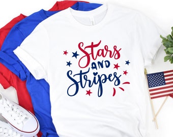 4th of July Shirt,Starr and Stripes Shirt,Freedom Shirt,Fourth Of July Shirt,Patriotic Shirt,Independence Day Shirts,Patriotic Family Shirts