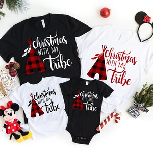 Kerst met mijn stam Shirt, kerstshirt, Buffalo Plaid kerstshirt, bijpassende familie kerstshirts, kerstcadeau, familie kerst