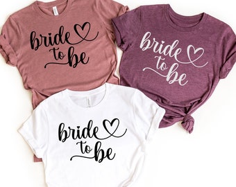 Bride Shirt, Bride to Be, Engagement Shirt, Honeymoon Shirt, Bridal Gift, Wedding Tee, Bridal Shower Gift, Bride Tshirt, Future Mrs