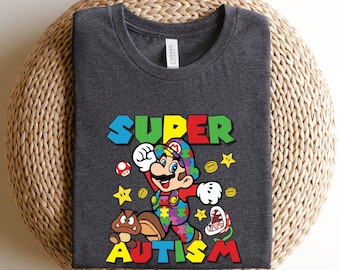 Super Autism Dad Shirt, Autism Shirt, Autism Mom Shirt, Puzzle Shirt, Autism Puzzle Shirt, Autism Awareness Shirt, Proud Mom Shirt