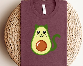 Avocado T-Shirt, Avocado Shirt, Tropical Gift, Vegan Shirt, Cute Avocado Tshirt, Funny Vegan Tee, Vegetarian Gift, Love Avocados Shirt