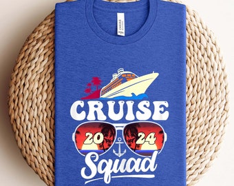 Cruise Squad 2024 Shirt,Cruise Life Shirt,Cruise Vacation Tee,Family Cruise Matching shirt,Summer Friend T-shirt,Cruise Squad Shirt