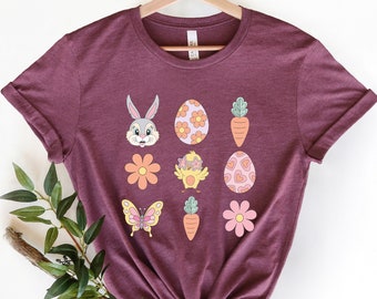 Happy Easter Elements shirt, Women Easter shirt, Cute Easter shirt, Easter shirt, Happy Easter, Easter bunny shirt, bunny shirt