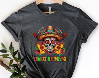 Mexican Skull Shirt,Mexican Shirt,Woman Fiesta Squad Shirt,Sombrero Hat Shirt,Fiesta Party Shirt,Mexican Party Shirt,Hispanic Party Shirt