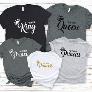 Royal Family Shirts, King Queen Prince Princess Family Matching Shirts, Mommy and Me Shirts, Daddy and Me Shirts, Custom Family Shirts